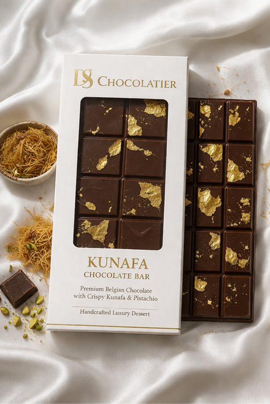 Imperial Pistachio Kunafa Chocolate Bar – Premium Luxury Collection