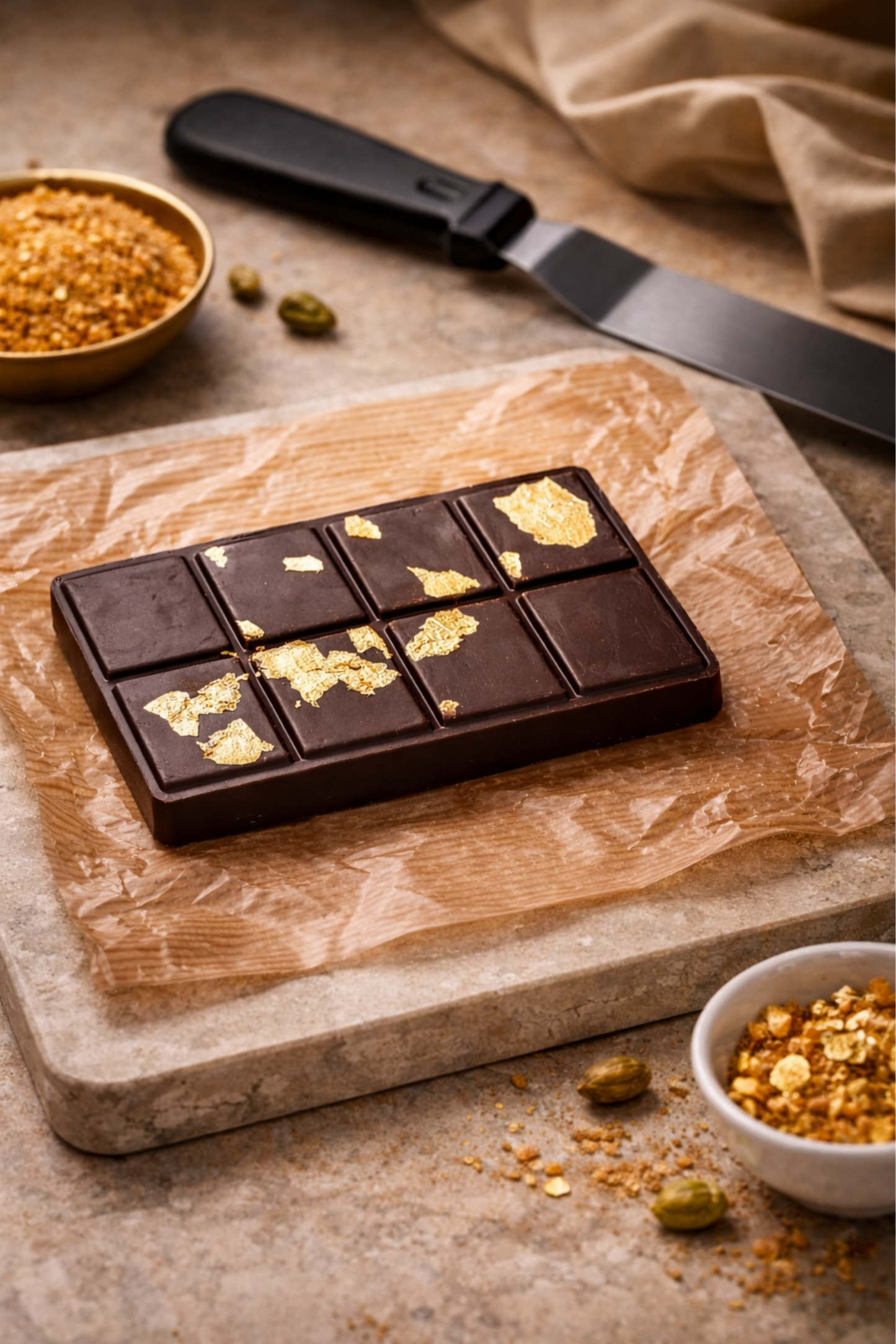 Imperial Pistachio Kunafa Chocolate Bar – Premium Luxury Collection