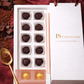 Signature 12 Bonbons Gift Box – Premium Dark Chocolate Collection