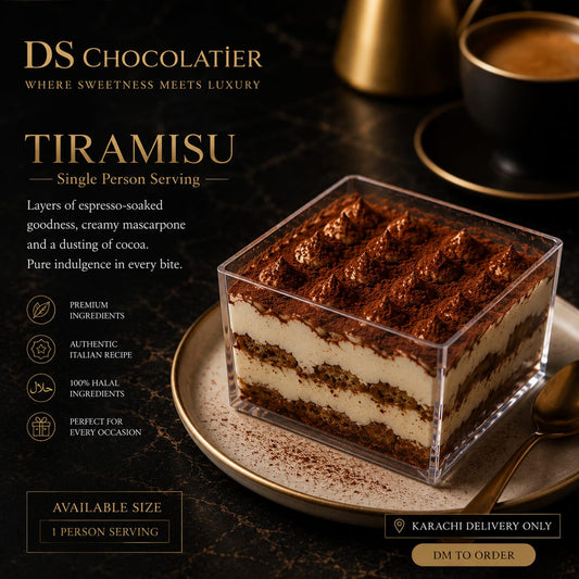 Authentic Italian Tiramisu – Single Person Serving