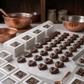 Imperial Geometric Heart Dark Chocolate – Hazelnut, Nuts & Dehydrated Fruits