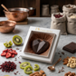 Imperial Geometric Heart Dark Chocolate – Hazelnut, Nuts & Dehydrated Fruits