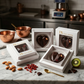 Imperial Geometric Heart Dark Chocolate – Hazelnut, Nuts & Dehydrated Fruits